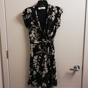 Flower print dress